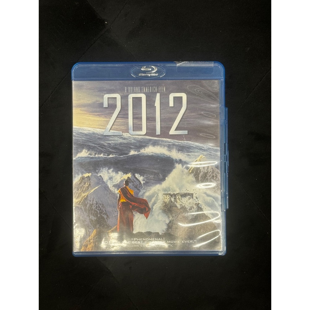 2012 Blu-ray Movie John Cusack Roland Emmerich Disaster Action Film Disc